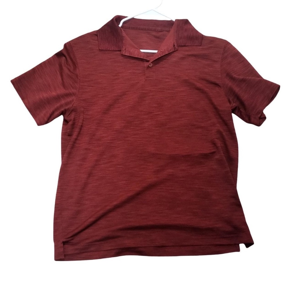 Men's Red and Burgundy Polo-shirts